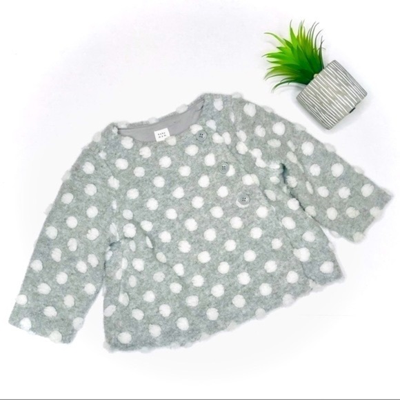 GAP Grey & White Polka Dot Jacket - Picture 1 of 8